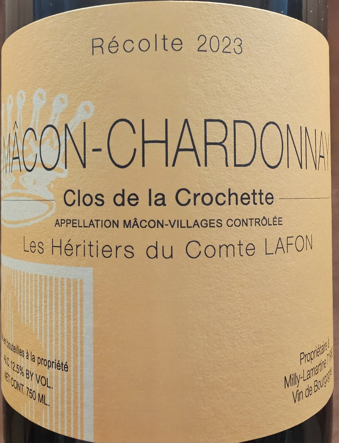 '23 Comte Lafon Macon Clos de la Crochette