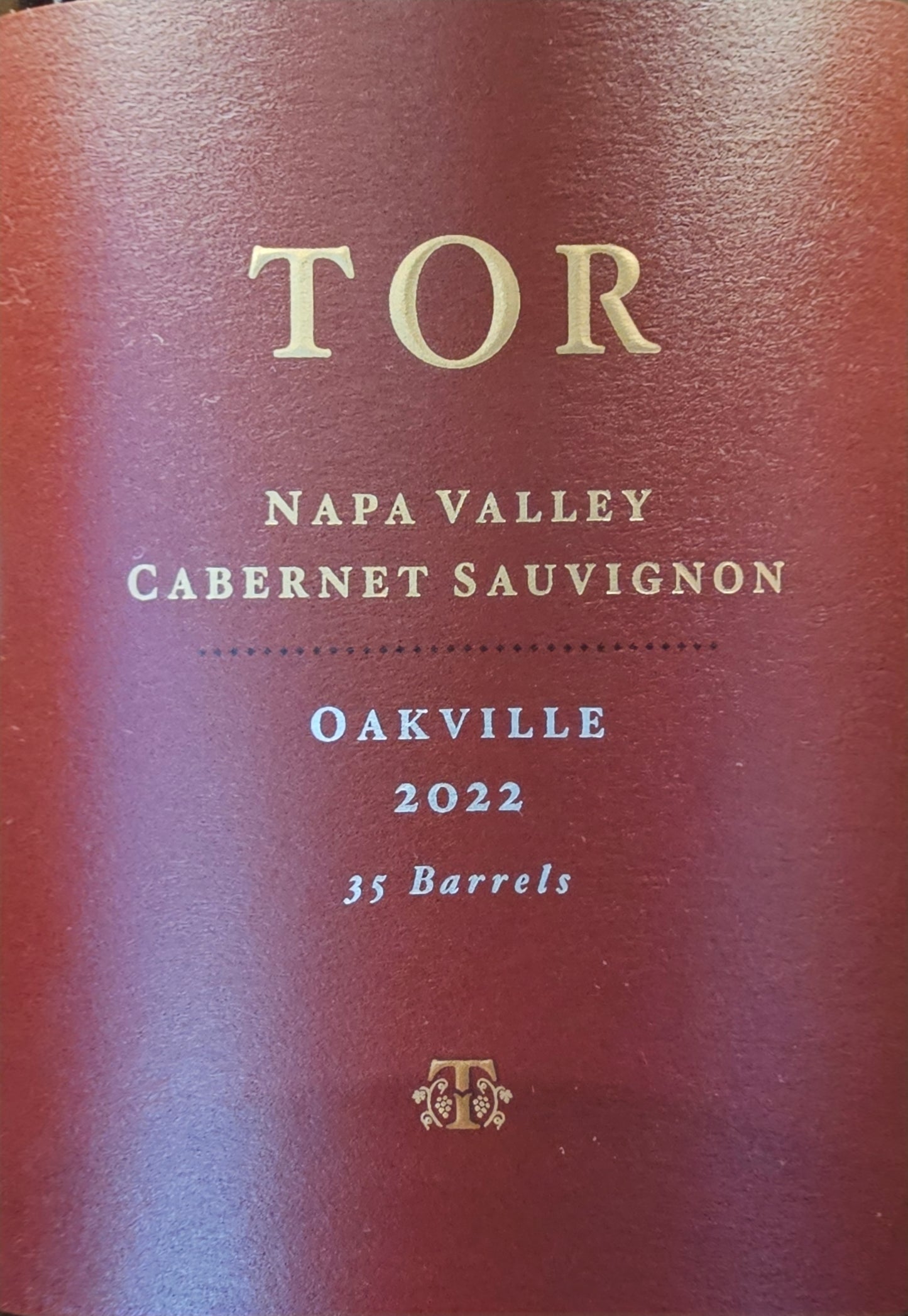 2022 Tor Oakville Cab Sauv