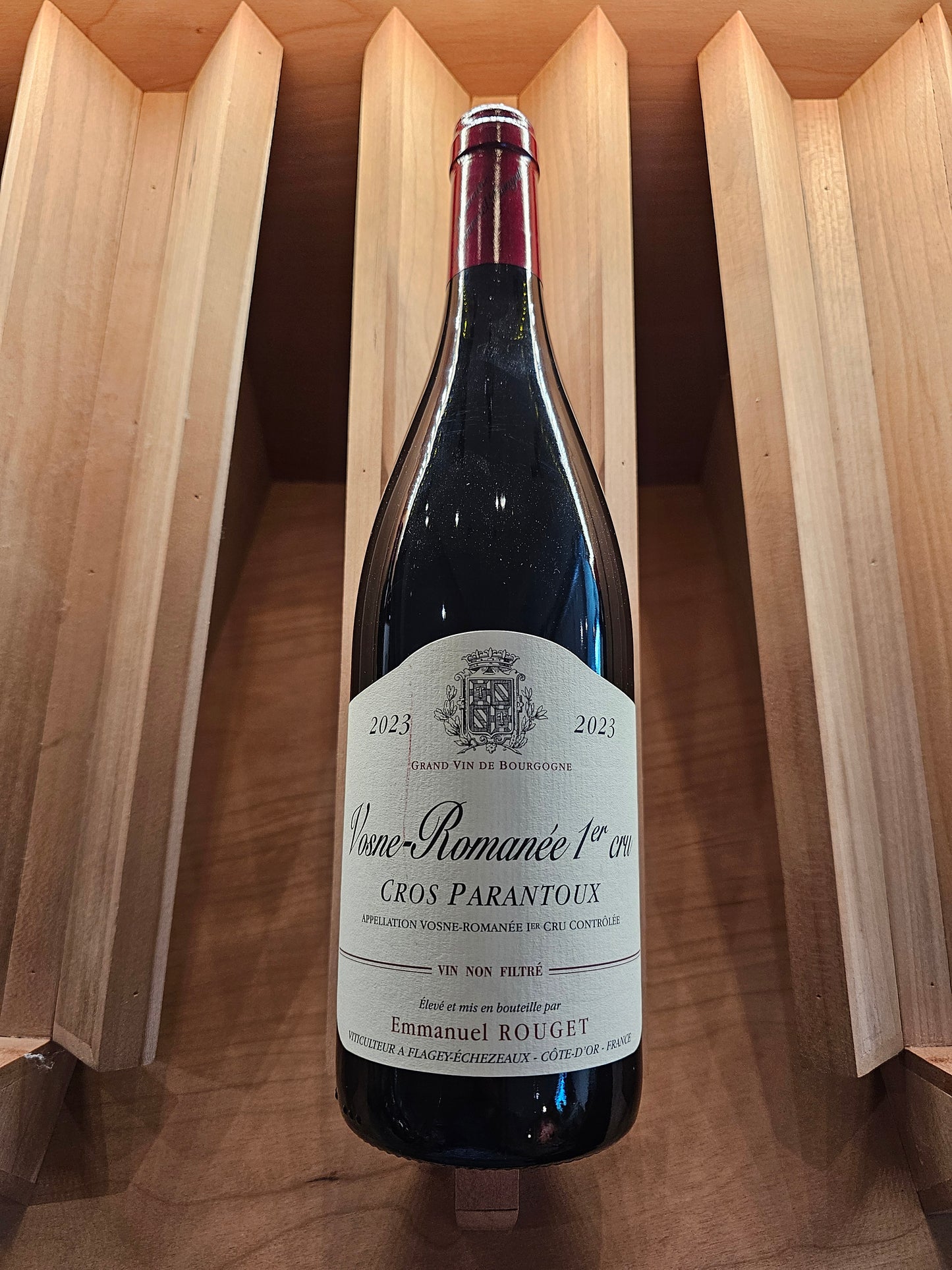 23' E. Rouget Vosne-Romanee 1er Cros Parantoux