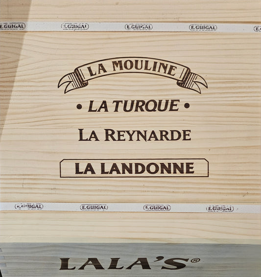 2022 E. Guigal La-La's Horizontal 4 Pack OWC