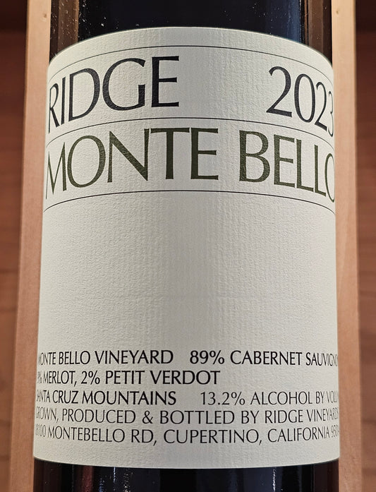 2023 Ridge Monte Bello
