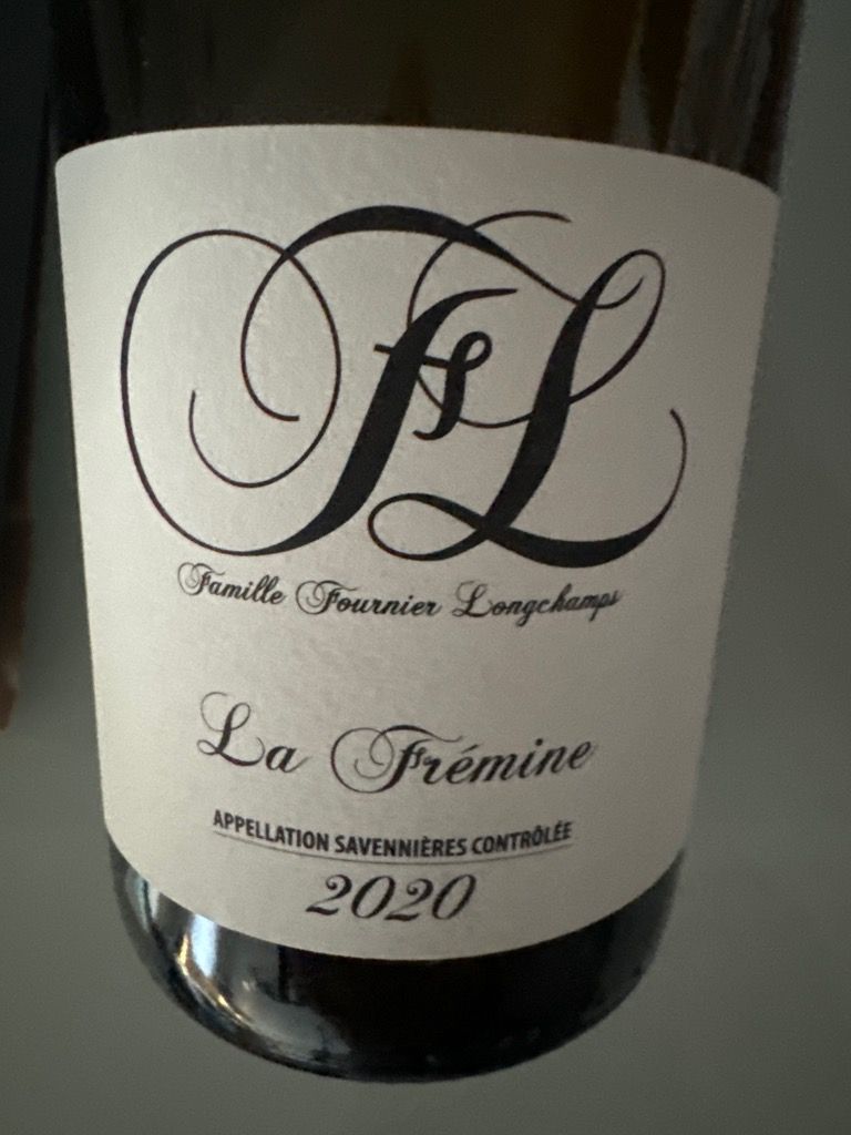 '20 Domaine FL Savennières La Frémine