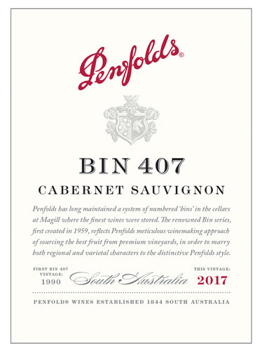 19 Penfolds Bin 407