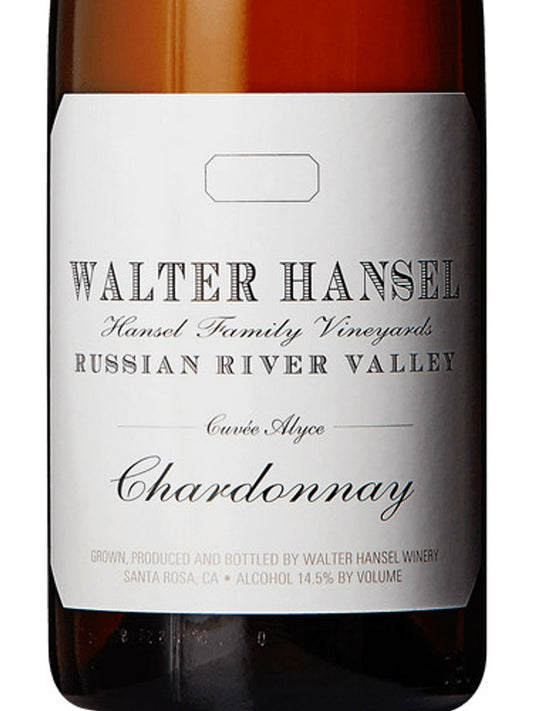 '23 Walter Hansel Chardonnay Cuvee Alyce