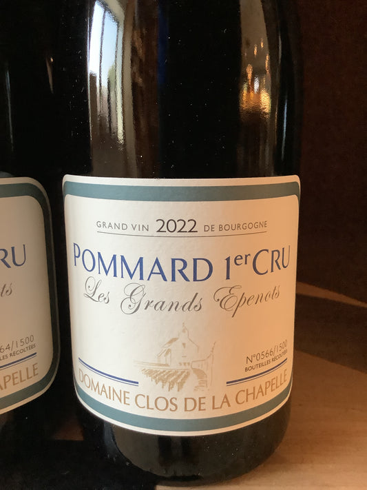 '22 Clos Chapelle Pommard 1er Grand Epenots