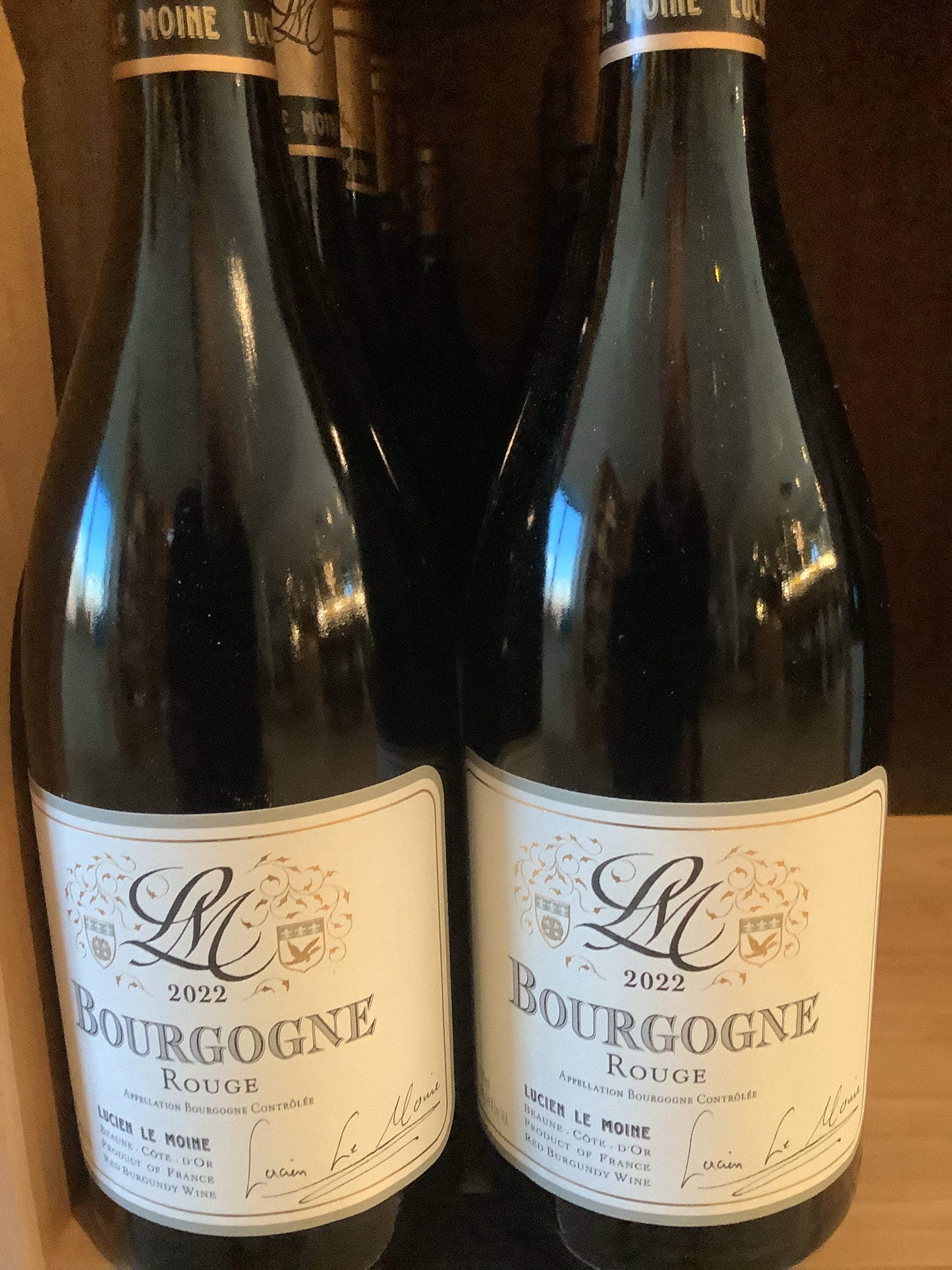 '22 Lucien Le Moine Bourgogne Rouge
