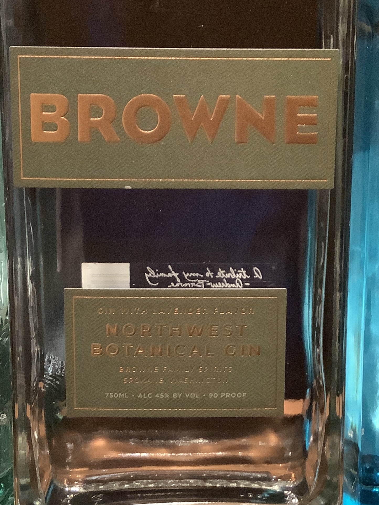 Browne Gin NW Botanical