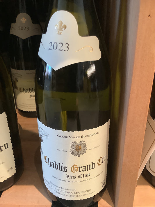 '23 De Oliveira Lecestre Chablis GC Le Clos