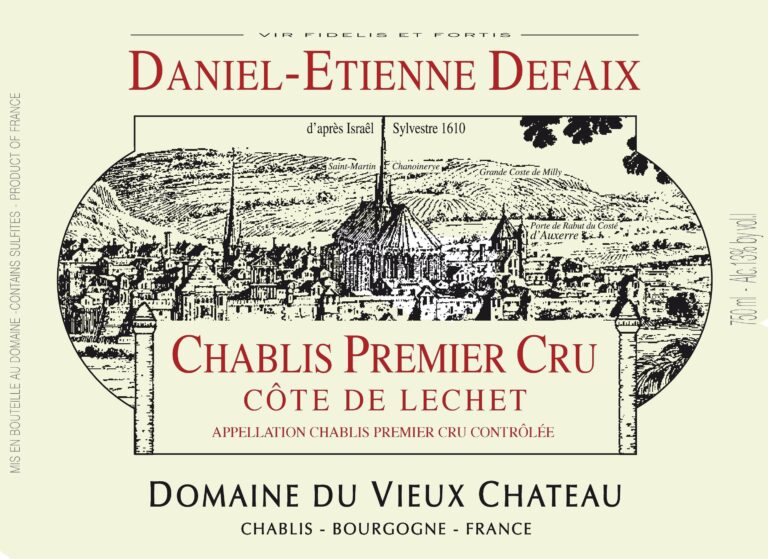 2010 Defaix Chabis Cote de Lechet 1er