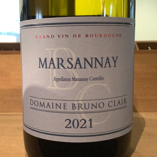 21 Bruno Clair Marsannay Blanc
