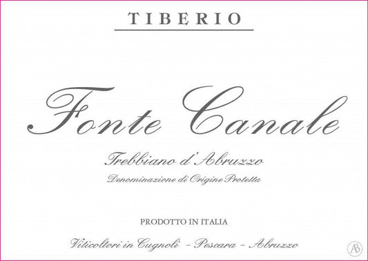 '21 Tiberio Fonte Canale Trebbiano D'abruzzo