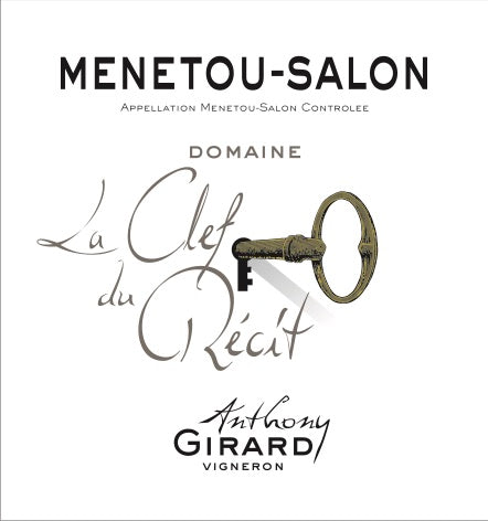 '24 Anthony Girard 'La Clef du Récit' Menetou-Salon