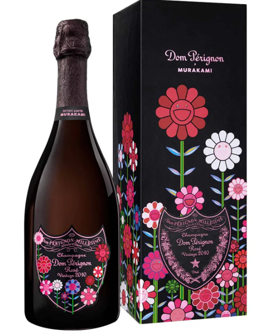 2010 Dom Perignon Artist Ed. Muarakami Rose (3 btls avail)