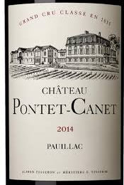 Chateau Pontet Canet 2014