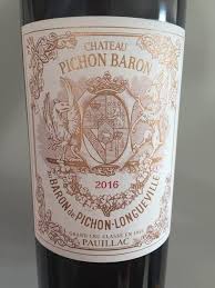 Chateau Pichon Baron 2016