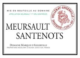 '23 Marquis d'Angerville Meursault 1er Santenots