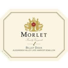 2014 Morlet Billet Doux Late Harvest 375ml