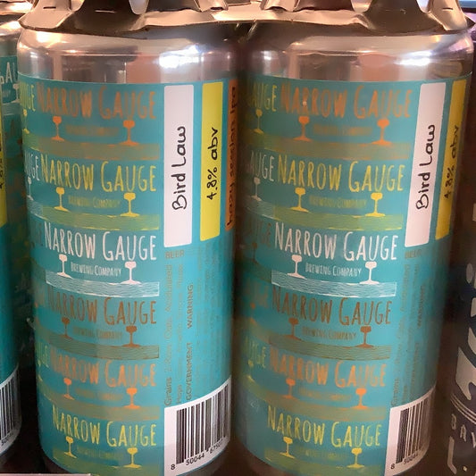 Narrow Gauge Bird Law 4pk cans