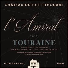 2010 Château du Petit Thouars "Cuvée L'Amiral" Touraine Rouge