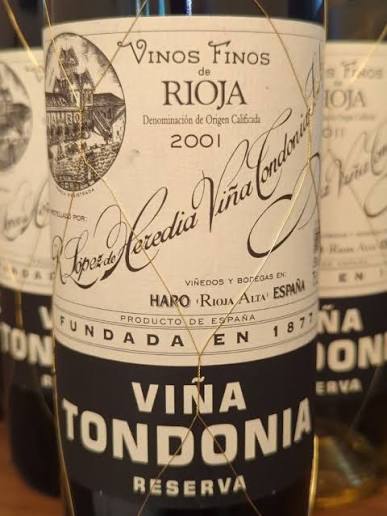 2001 Lopez Heredia Vina Tondonia Reserva Red (96+WA, 96JS)