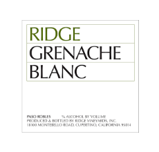 '23 Ridge Grenache Blanc