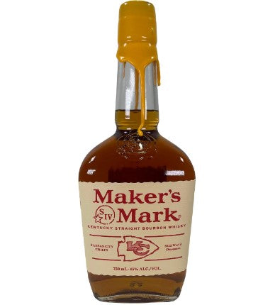 Maker's Mark KC Chiefs Gold Wax 750ml