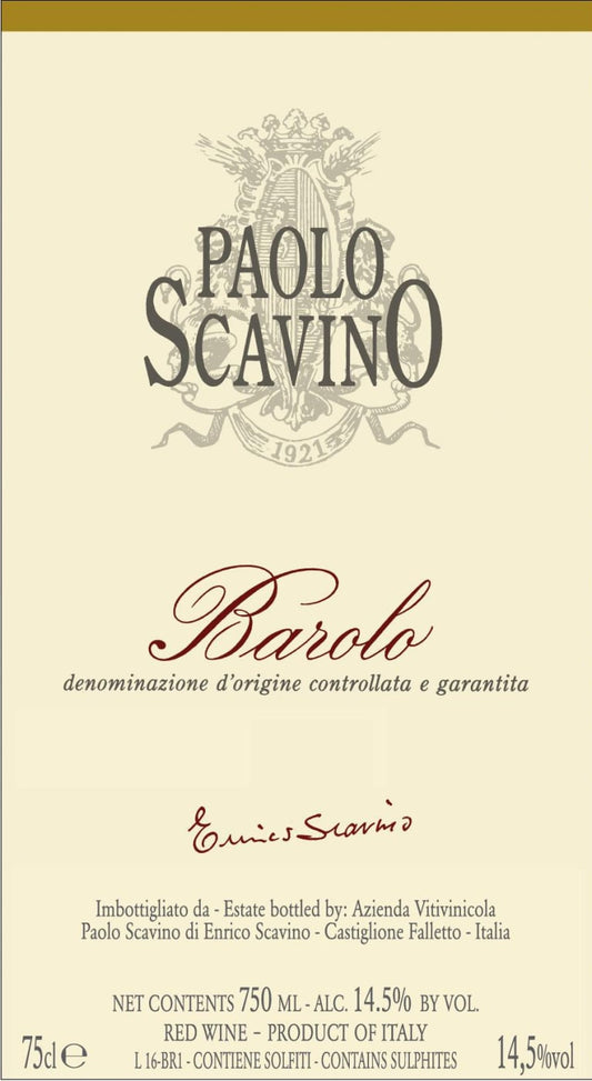 Scavino Barolo 2021 750ml