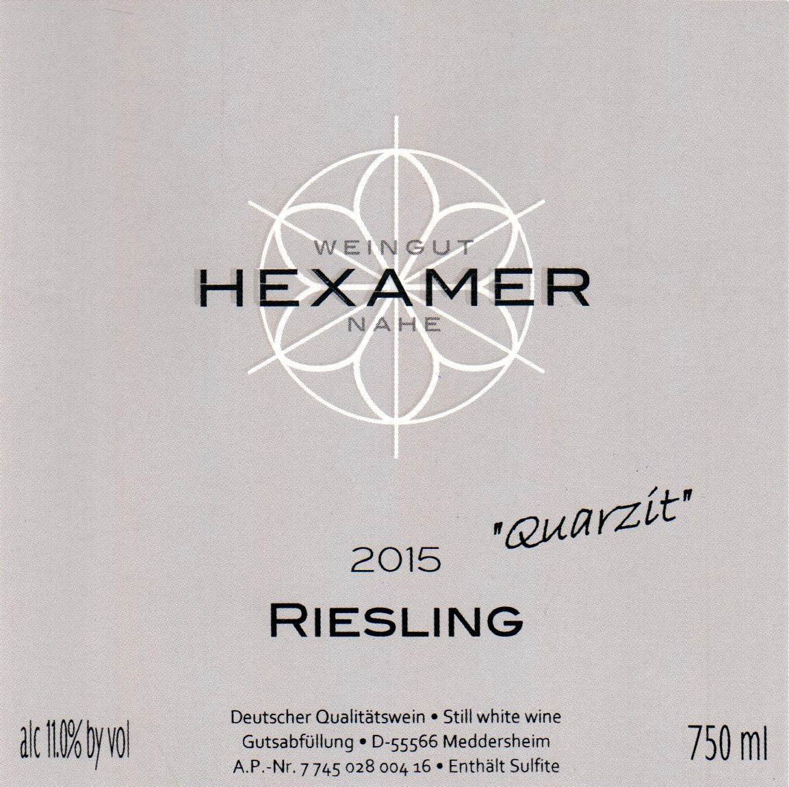 2022 Hexamer Quarzit Riesling