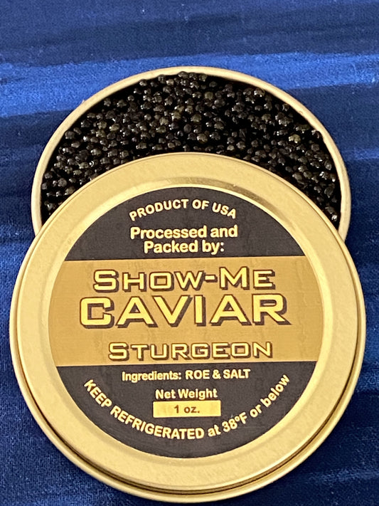 Show Me Sturgeon Hackleback Caviar 1oz