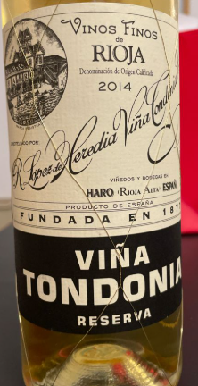 2014 Lopez Heredia Vina Tondonia Reserva Blanco (96WA,96V)