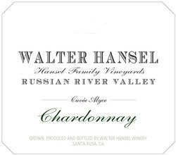 20 Walter Hansel Chardonnay Cuvee Alyce