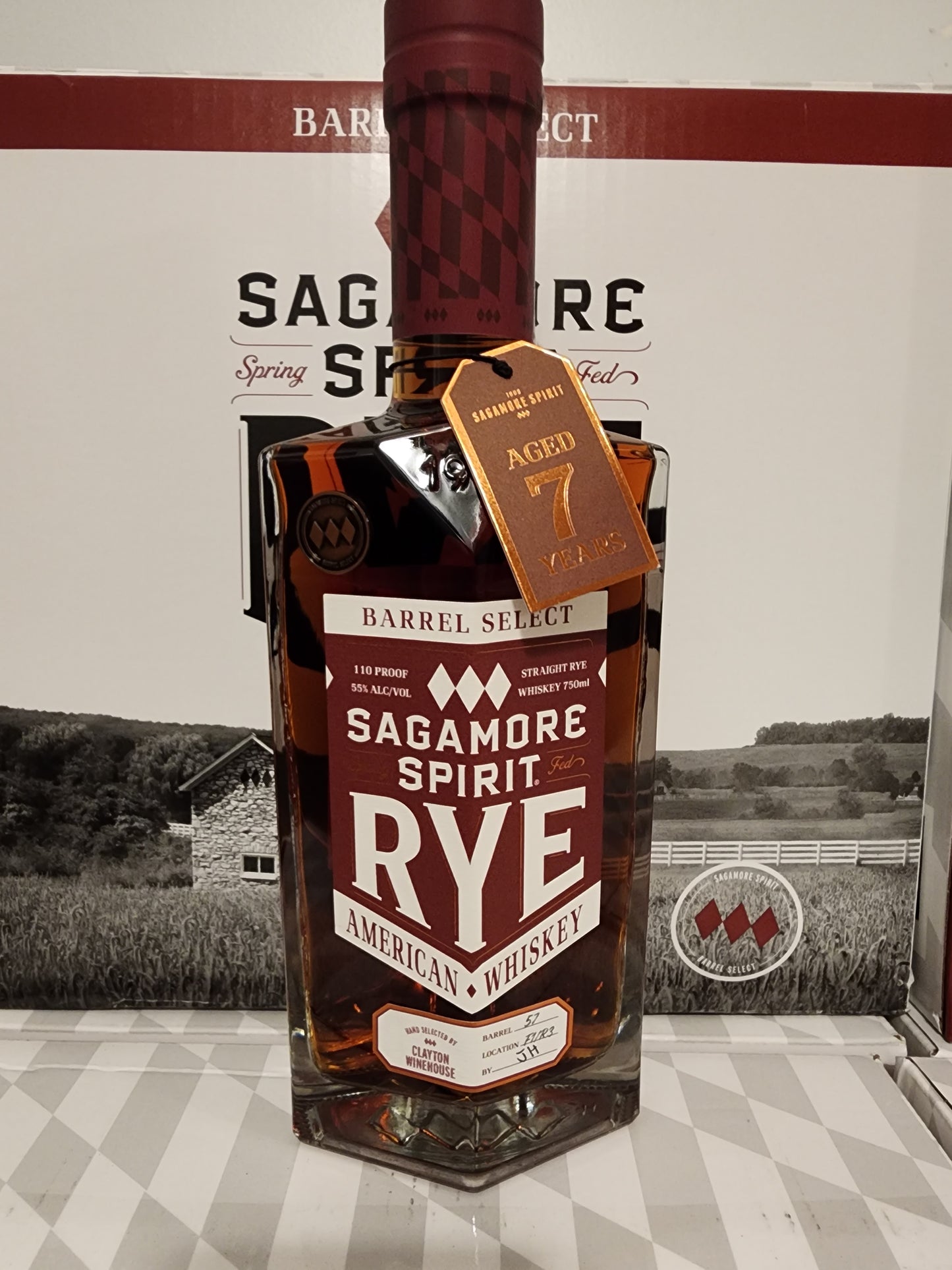 CWH Sagamore 8.3yr Rye Barrel Select