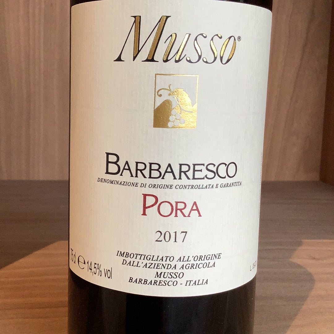 2017 Musso Barbaresco Pora