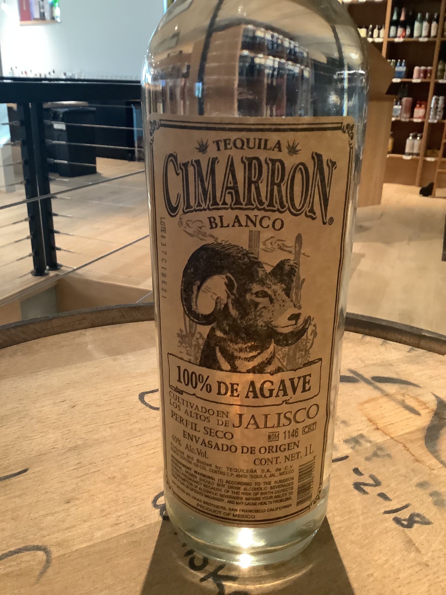 Cimarron Tequila Blanco 1L