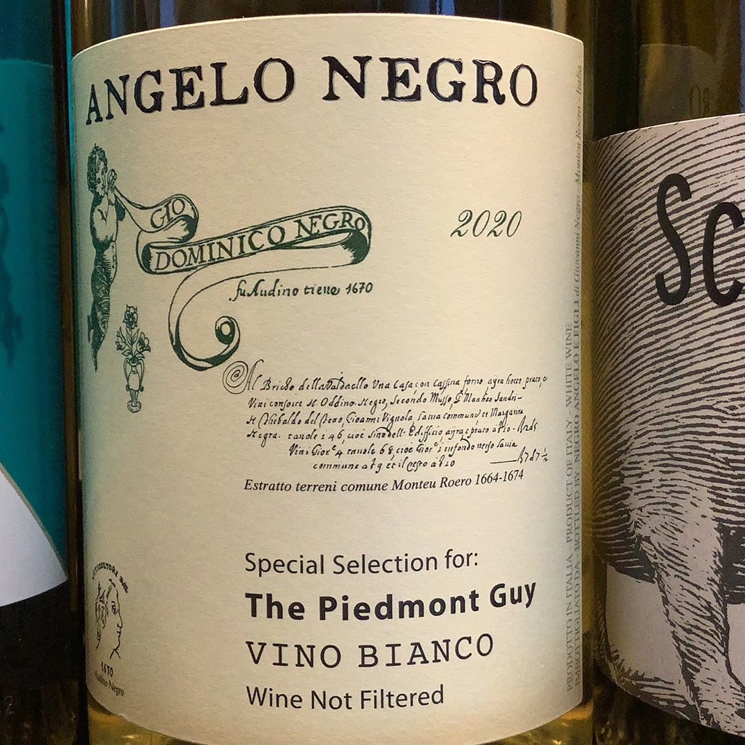 2019 Angelo Negro Unfiltered Bianco