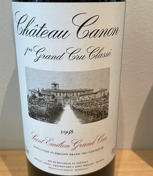 1998 Chateau Canon St Emilion 1er Grand Cru Classe