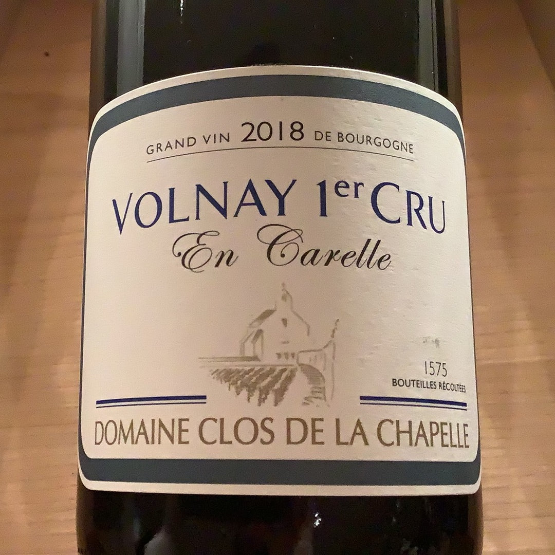 Clos de la Chapelle Volnay En Carelle 1er Cru 2018