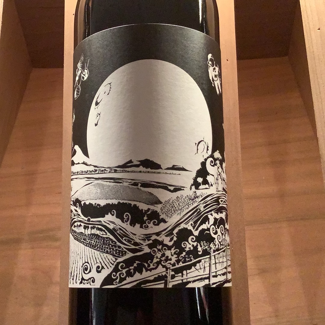 19 Space Man Moon Duck Red