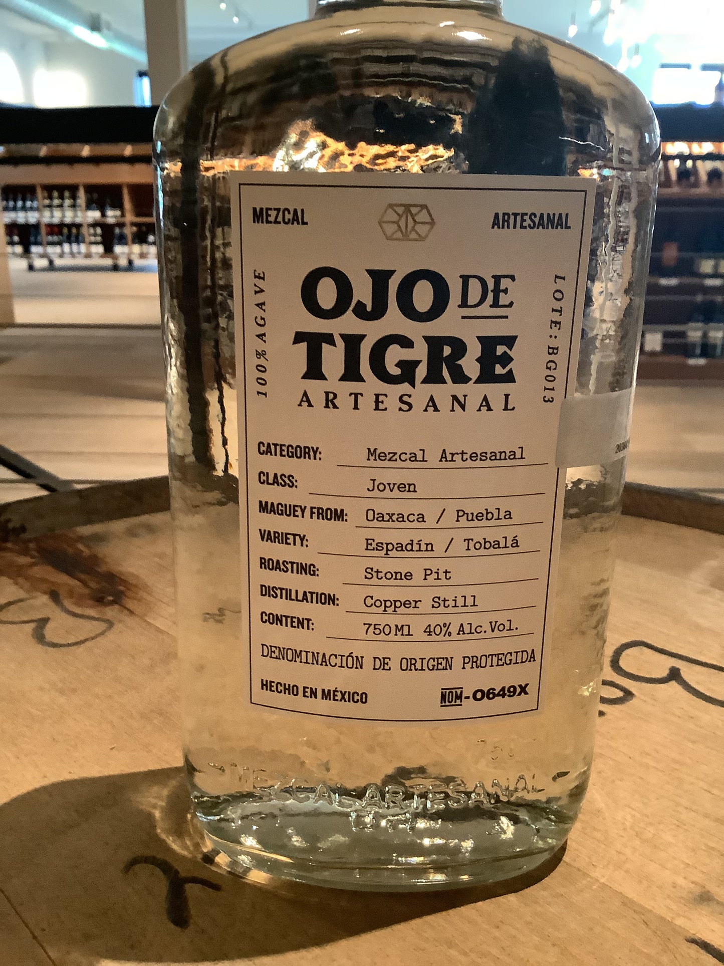 Ojo De Tigre Joven Mezcal
