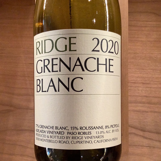 '23 Ridge Grenache Blanc