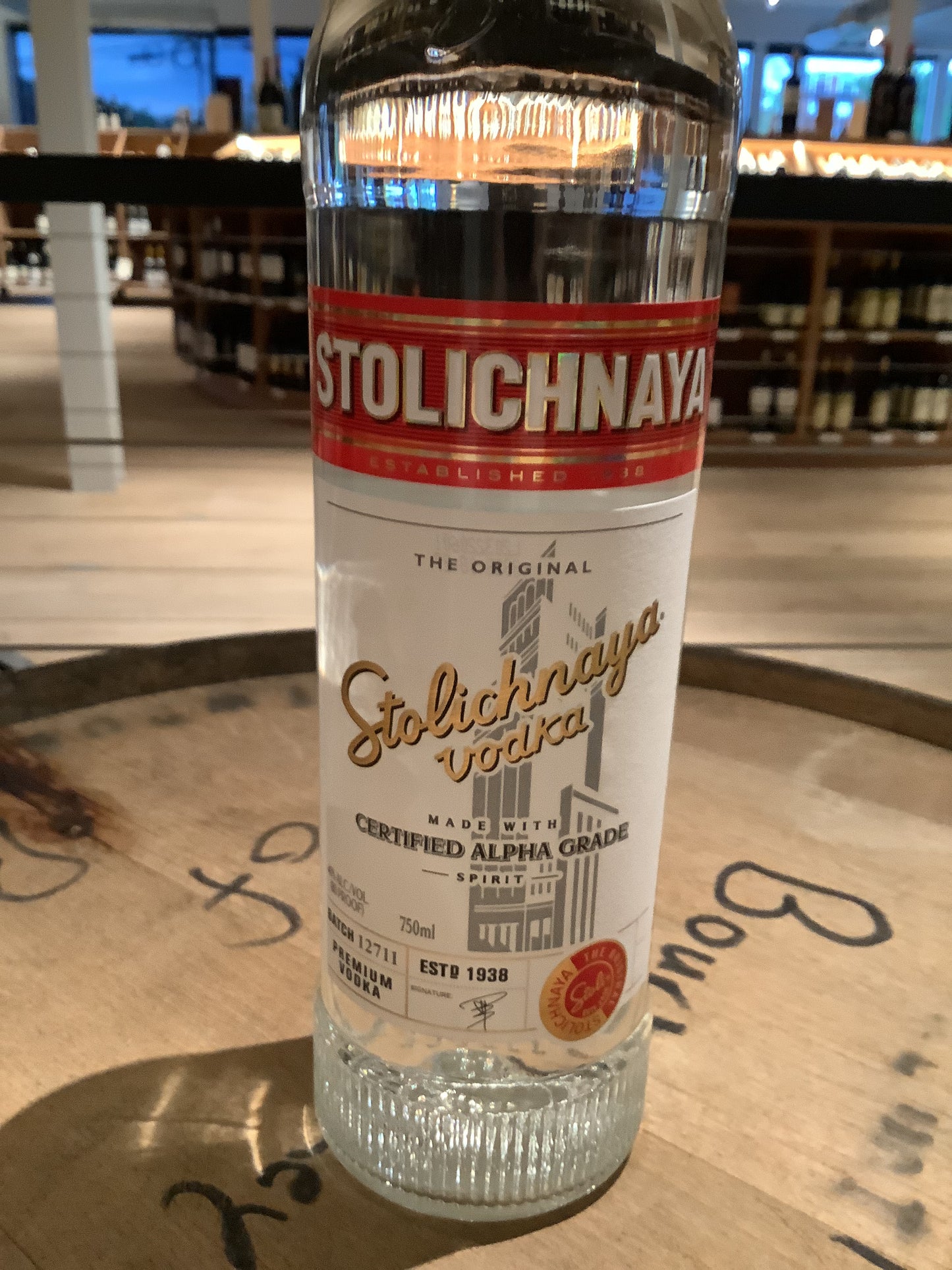 Stolichnaya Vodka 750