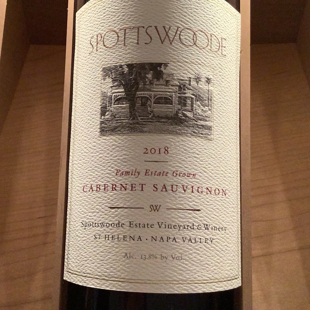 2018 Spottswoode Cab Sauv