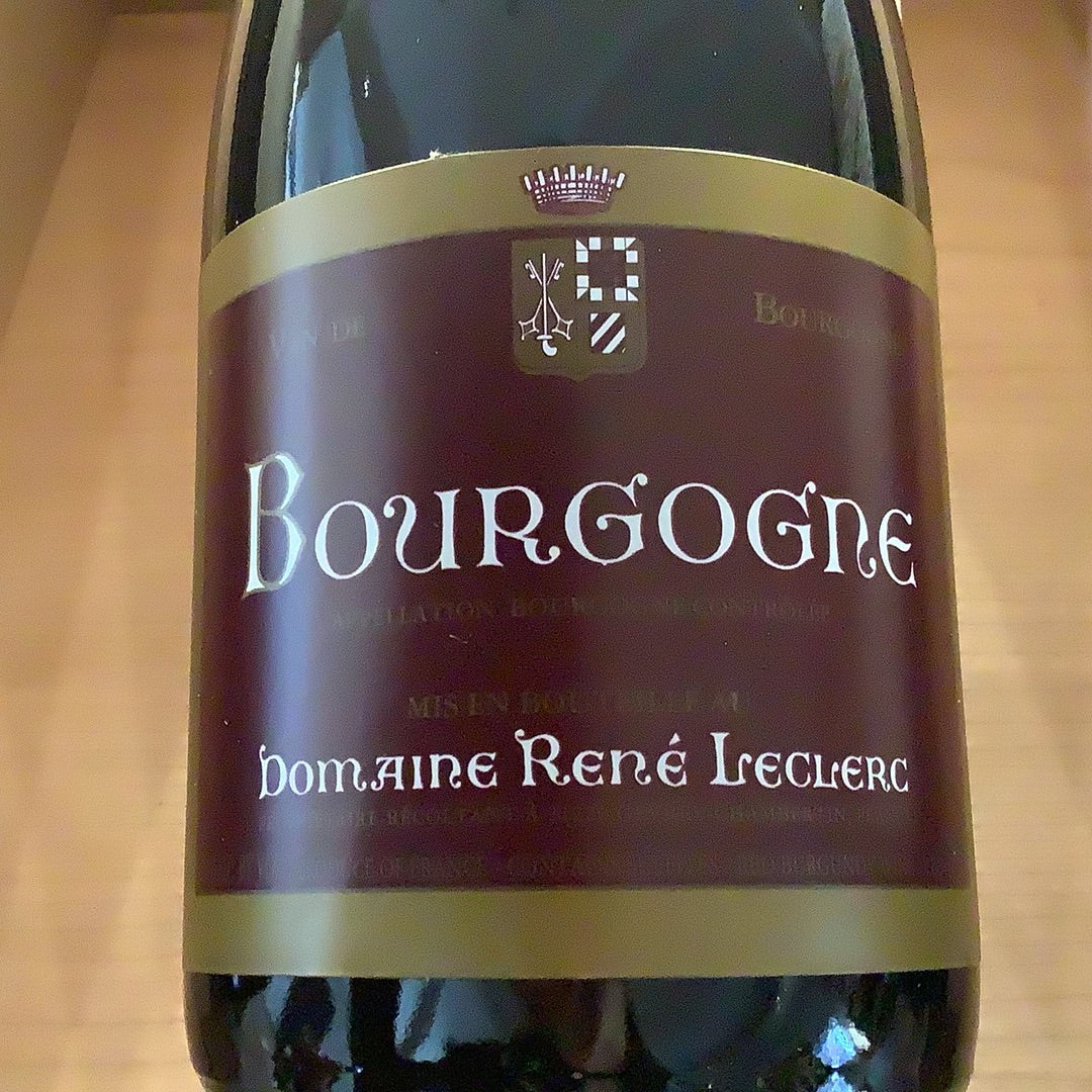 2020 Rene Leclerc Bourgogne Rouge