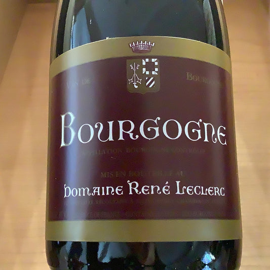 2021 Rene Leclerc Bourgogne Rouge