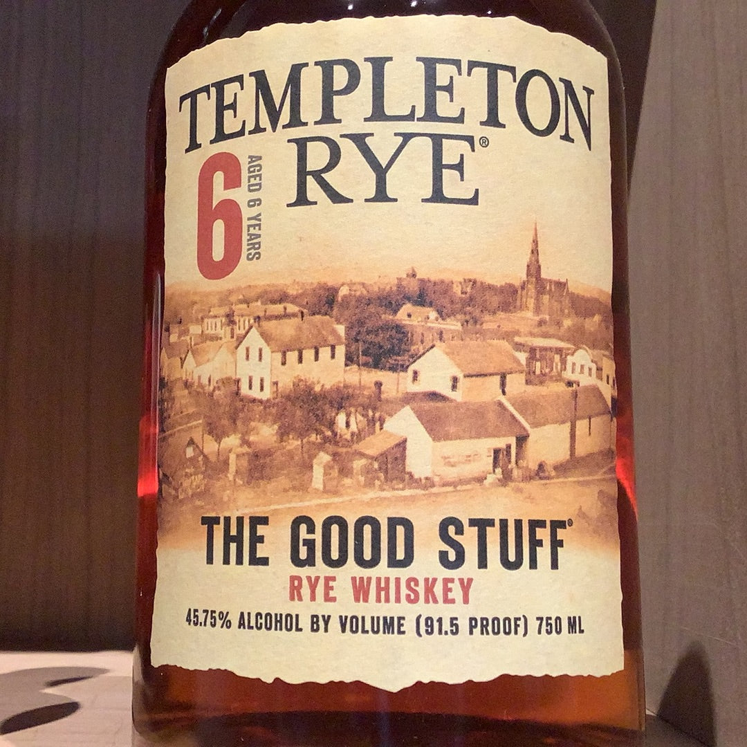 Templeton Rye 6yr