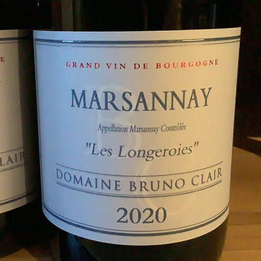 '23 Bruno Clair Marsannay Rouge Longeroies