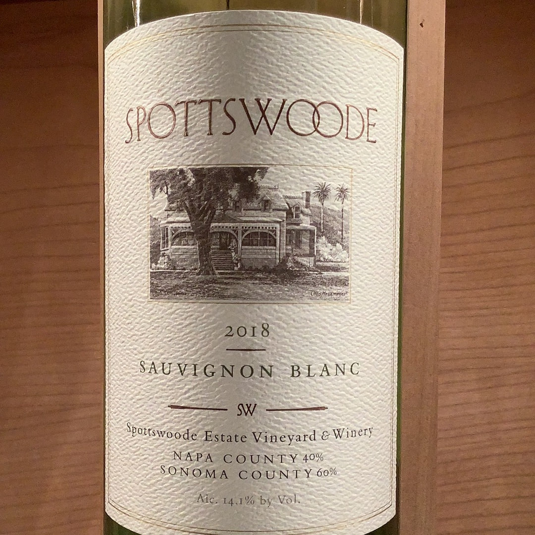 22 Spottswoode Sauv Blanc