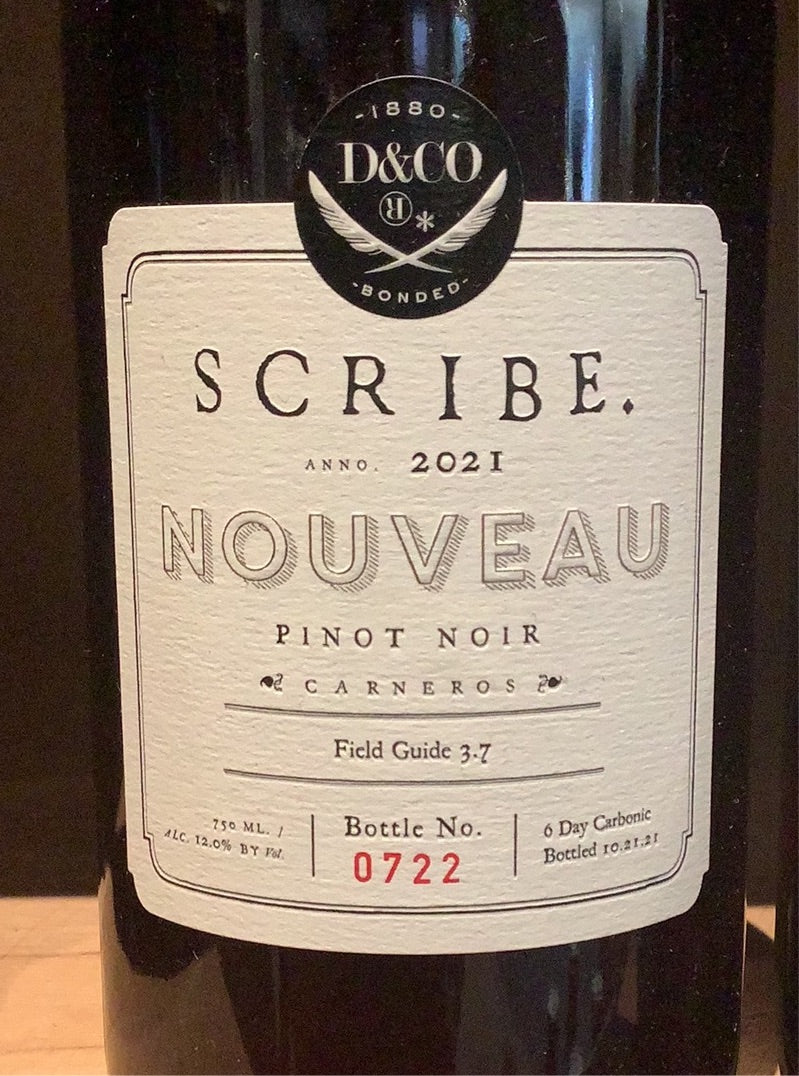 Scribe Pinot Noir Nouveau