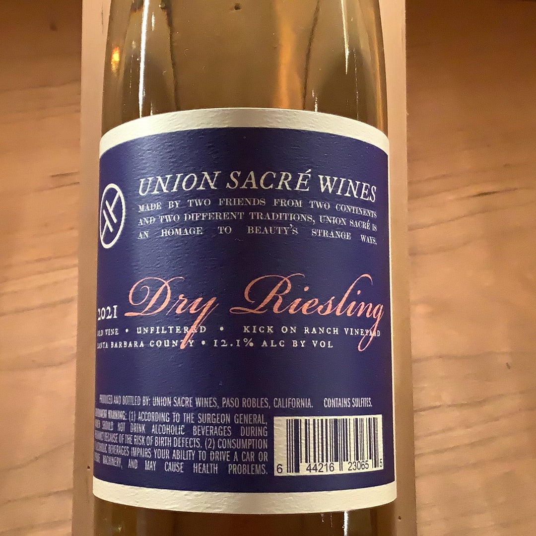 Union Sacre Dry Riesling Elsass