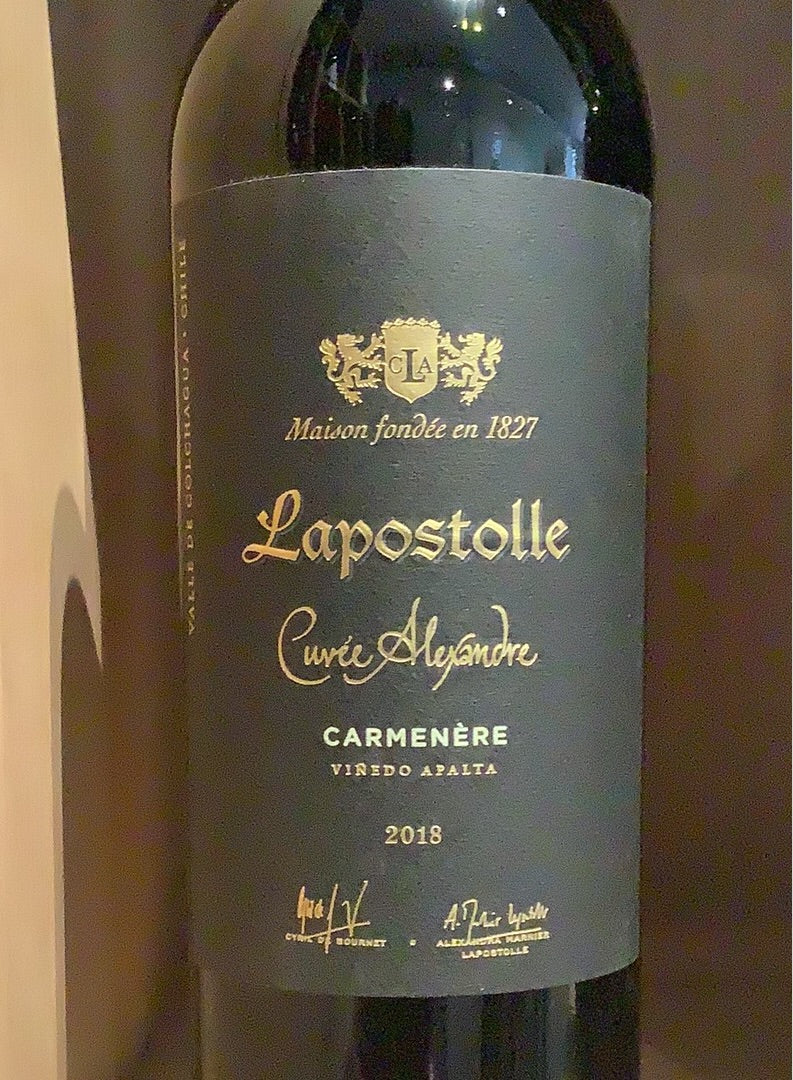 2018 LaPostolle Cuvee Alex Carmenere